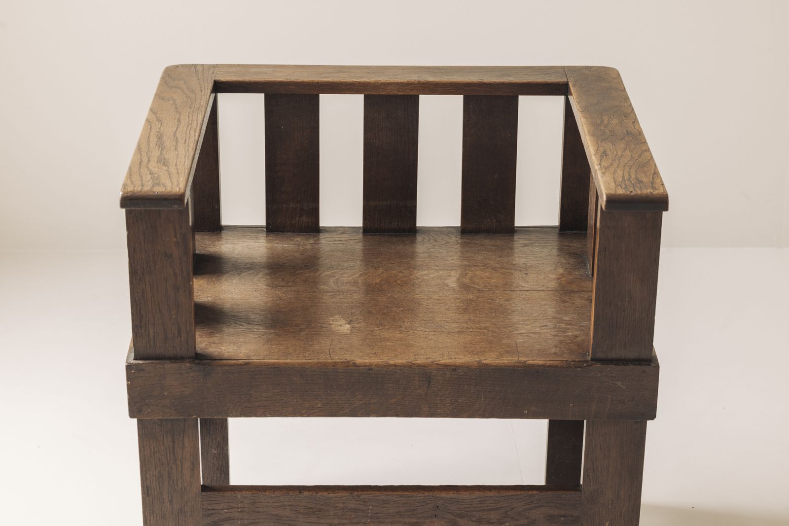 Rare French Armchair In Said Oak, Early 1930s. photo 2600.0