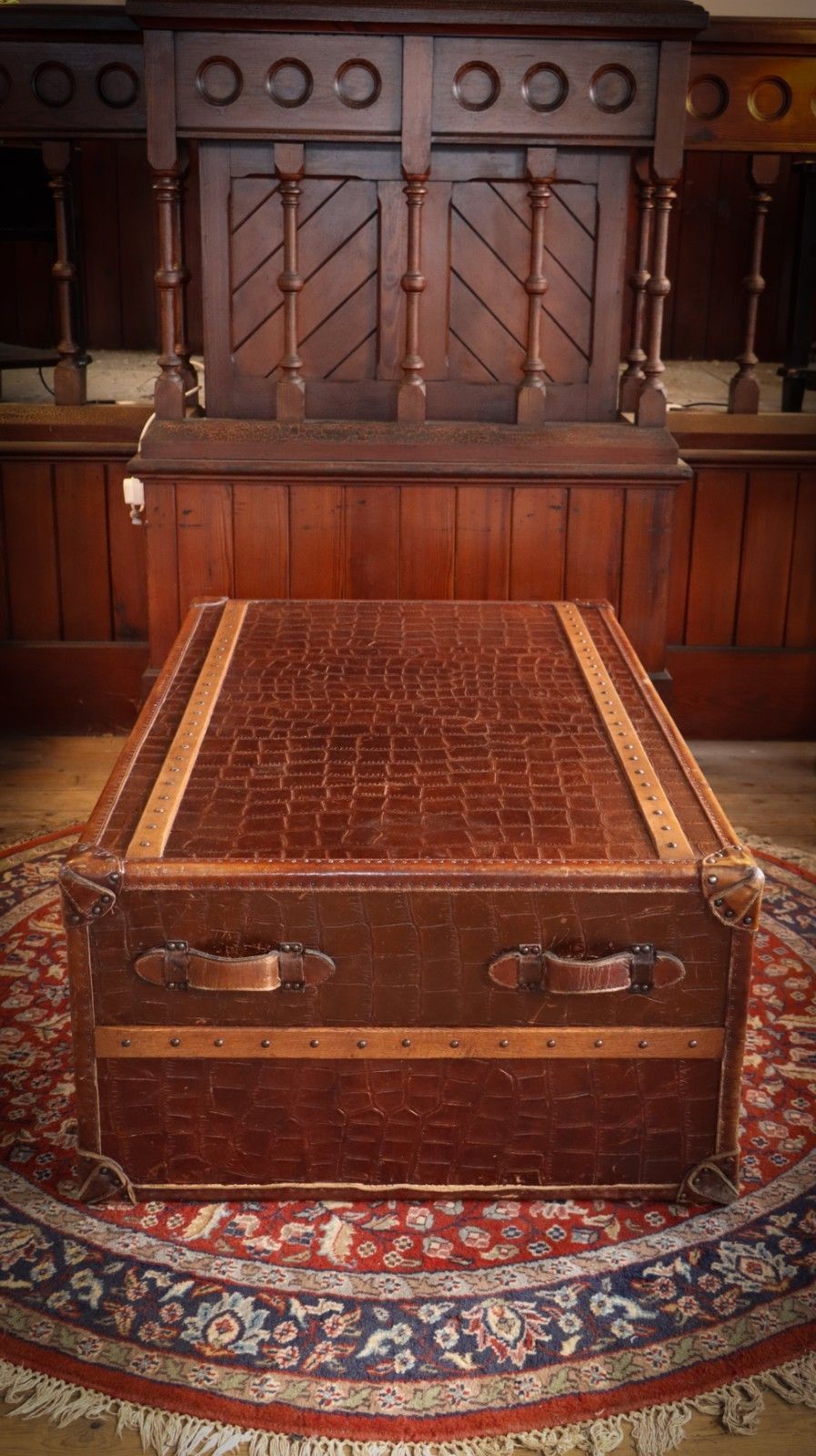 Furniture Stunning Timothy Oulton Stoneyhurst Large Leather Coffee Table Antique Whisky 🚚 photo