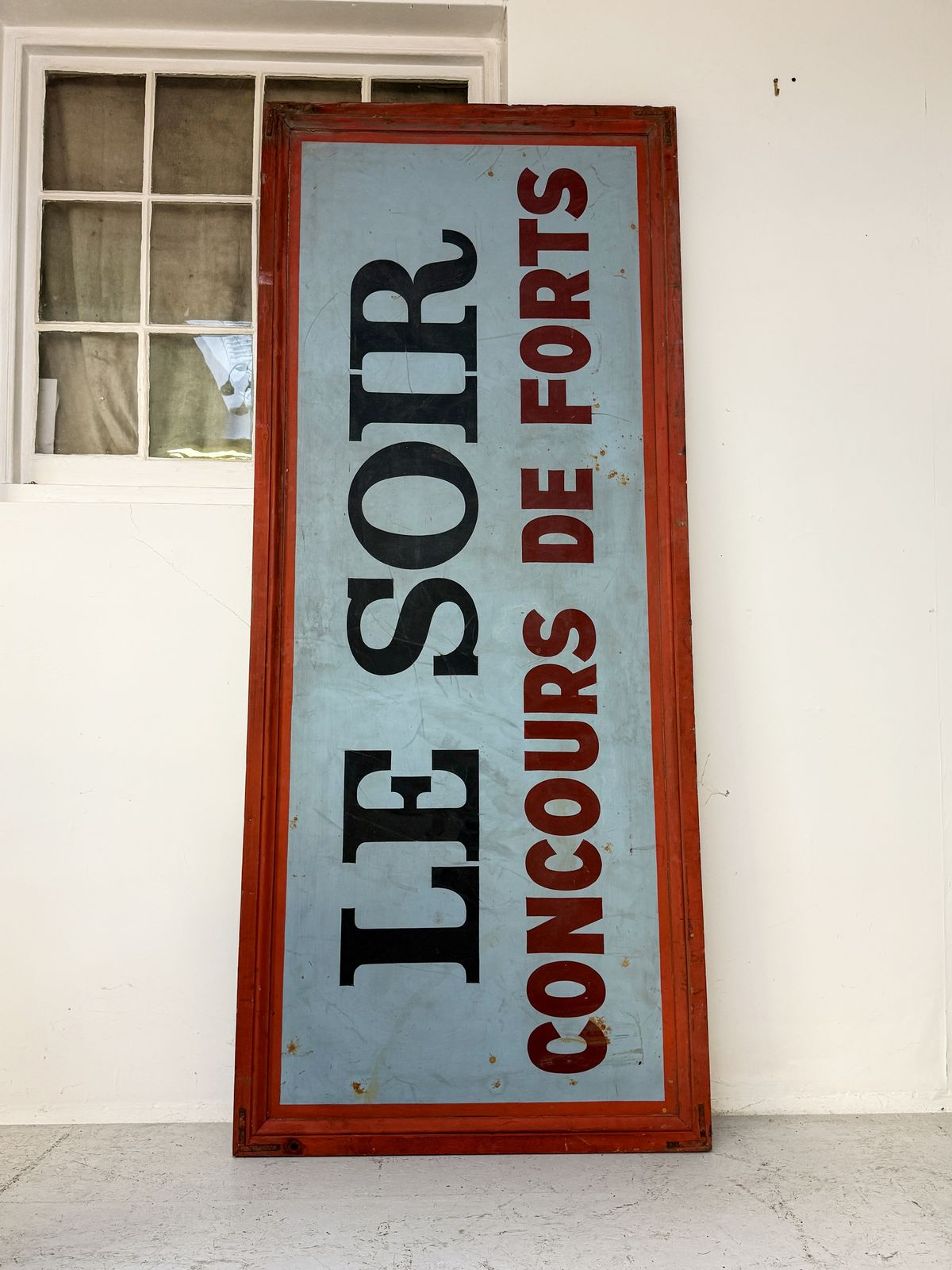 Large Antique French Advertising Sign photo buy