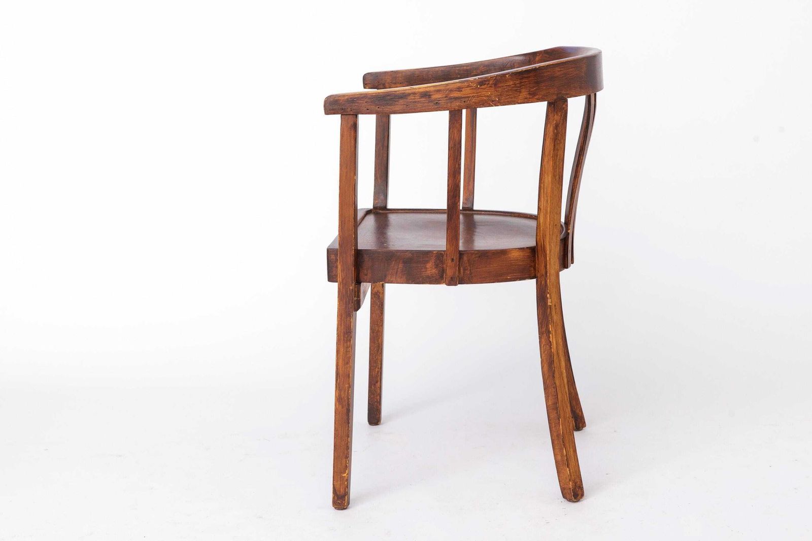 Vintage Armchair 1950s Germany, Beech Wood, Mid Century Accent Chair, Wooden Arm Chair photo Furniture