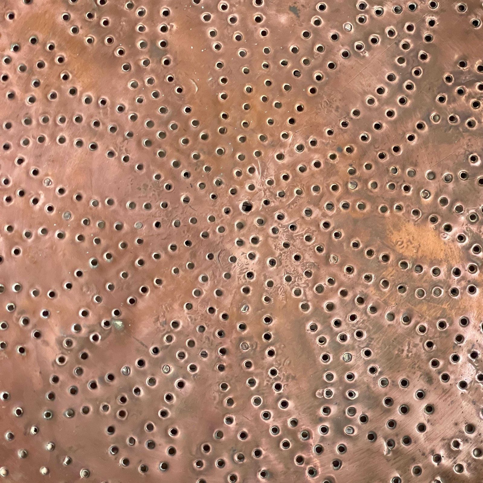 Antique French Copper Sieve   Wall Hanging Colander   Farmhouse Country Kitchen Decor photo furniture