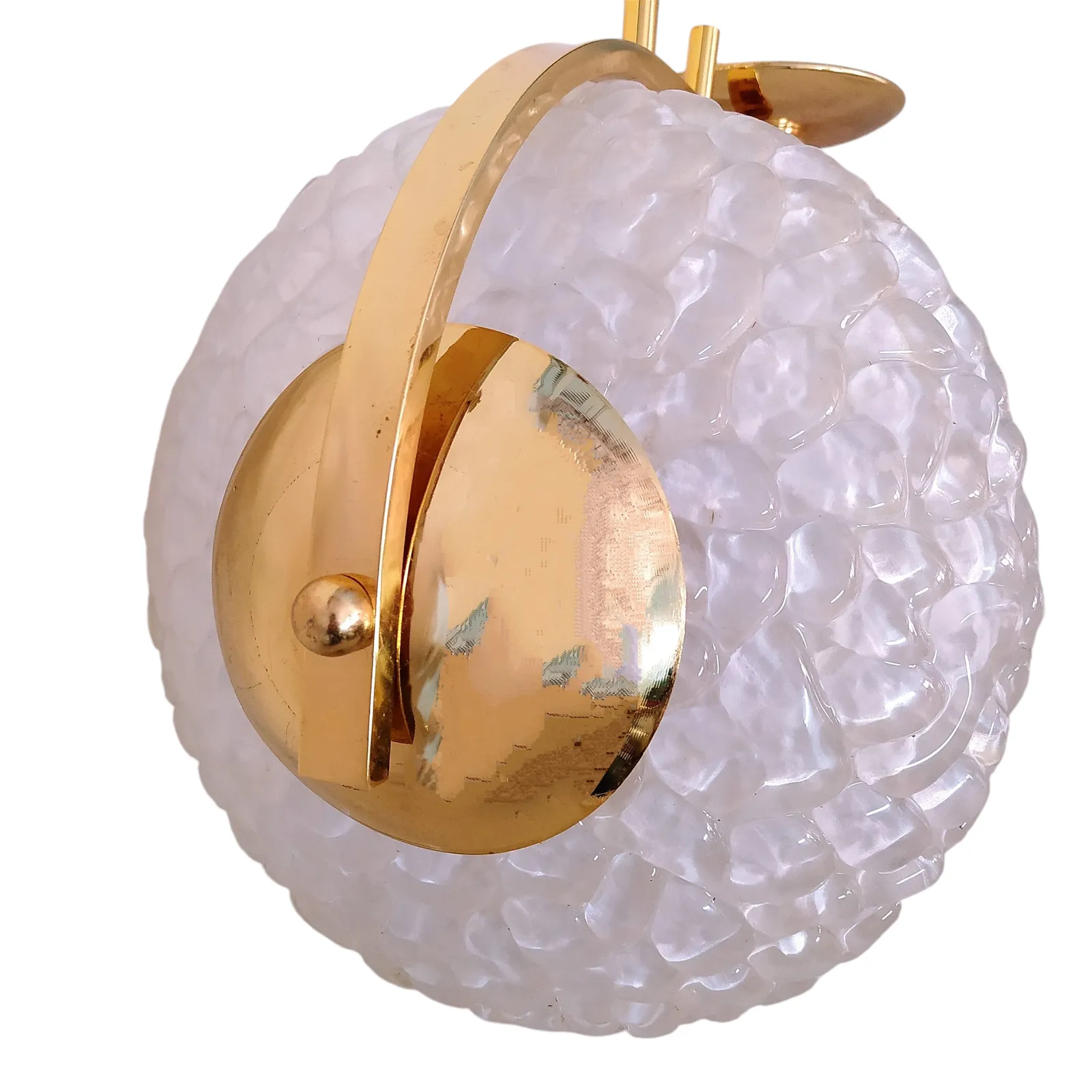 photo furniture Mid Century Murano Ice Glass Wall Lights,3 Available.