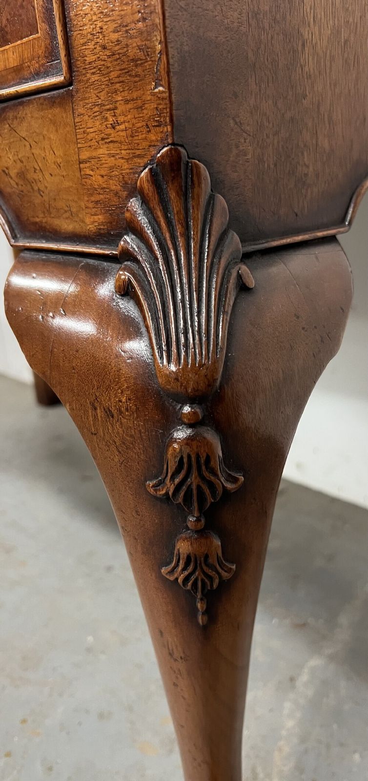 Good Quality Burr Walnut Tall Boy Chest Of Drawers photo Furniture