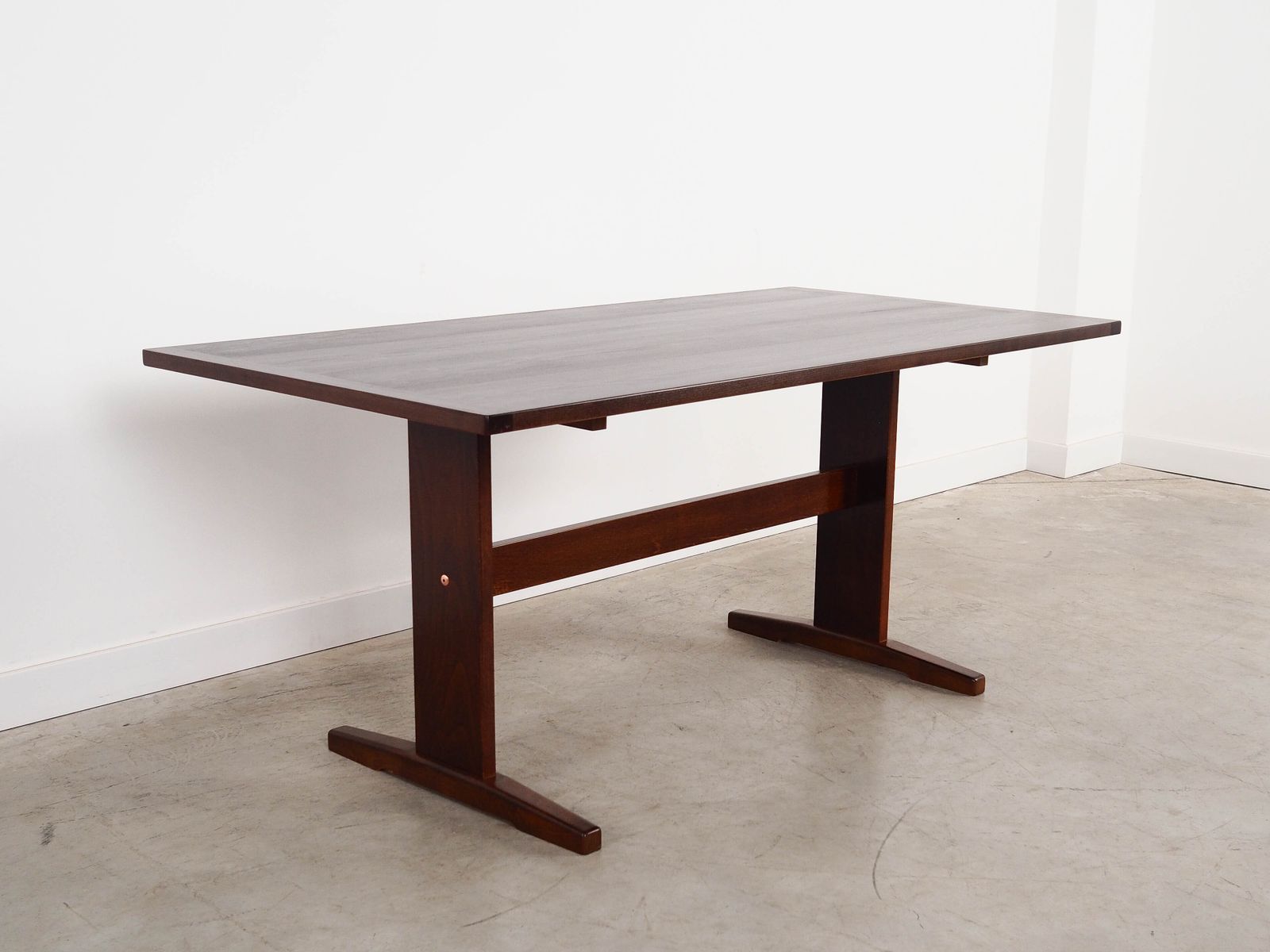 Eiken Tafel, Deens Design, Jaren 1970, Geproduceerd Door Farstrup Møbler photo vintage