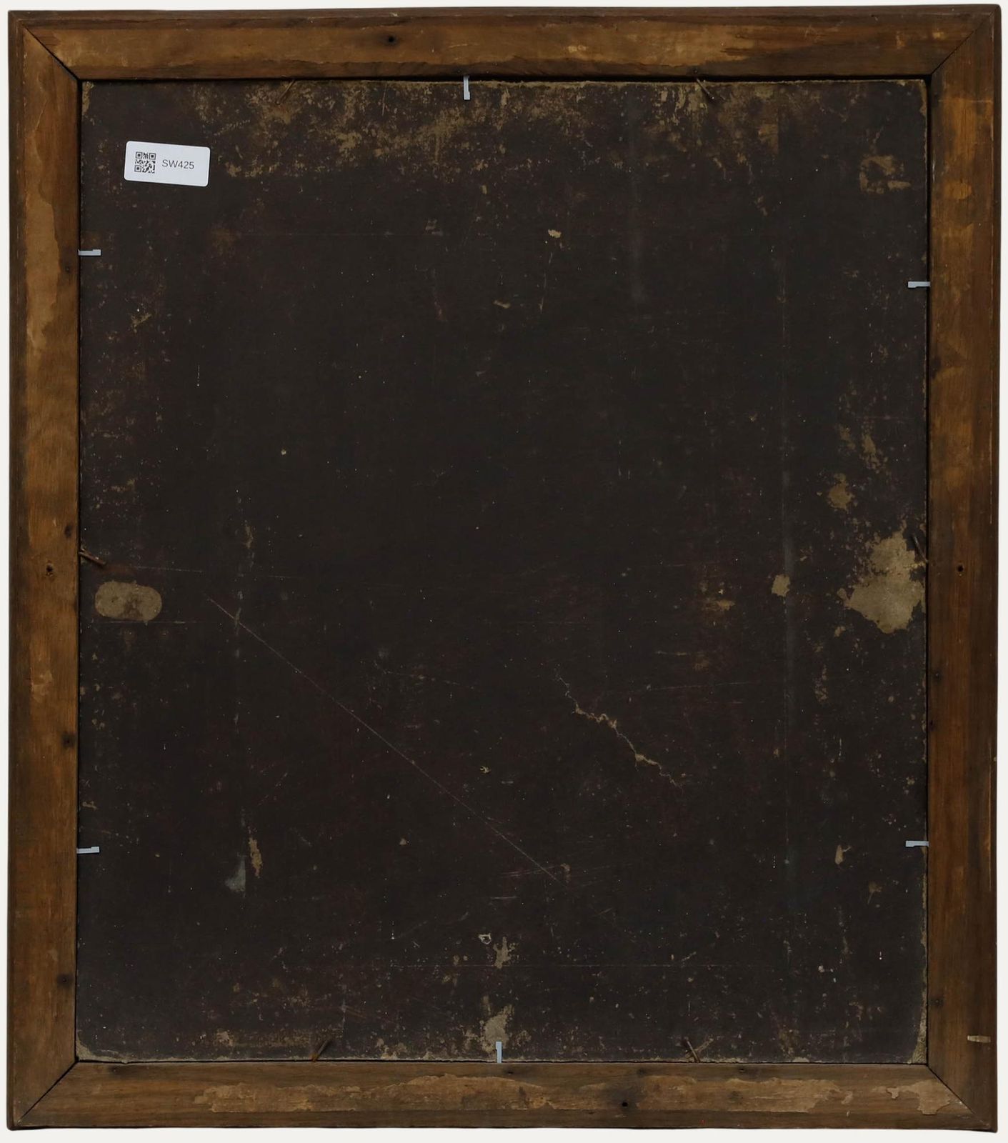 B. Pollet Framed Late 19th Century Oil, Still Life Of Grapes & Peaches photo for sale