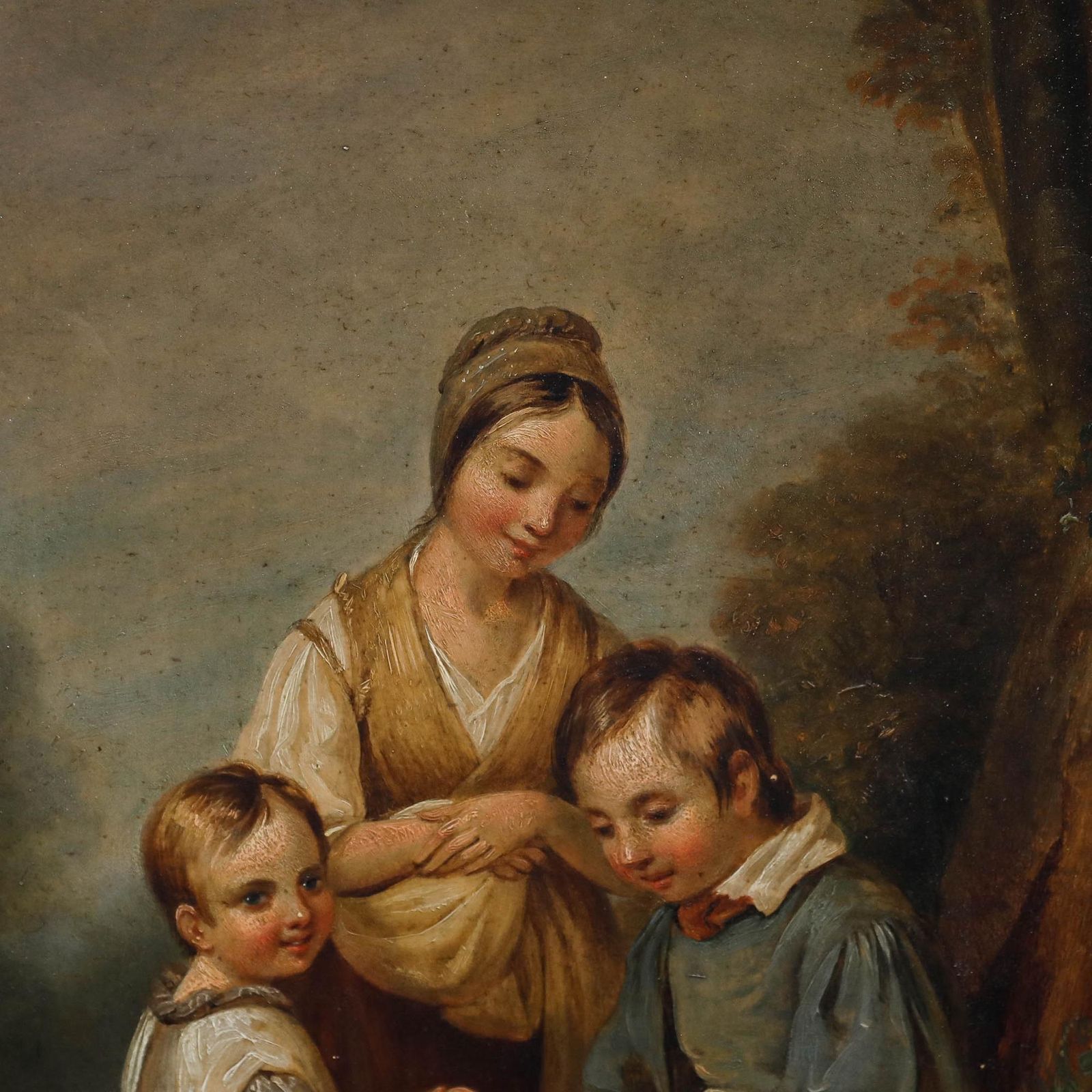 Clara Wulffaert (1812 1867) Framed Mid 19th Century Oil, The Bird Nest photo Art