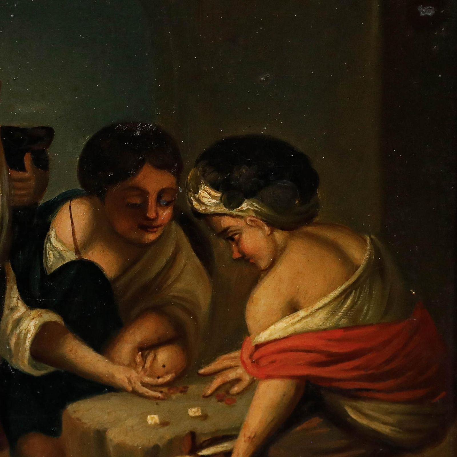 photo furniture Minis After Bartolome Esteban Murillo (1618 1682) Oil, Boys Playing Dice