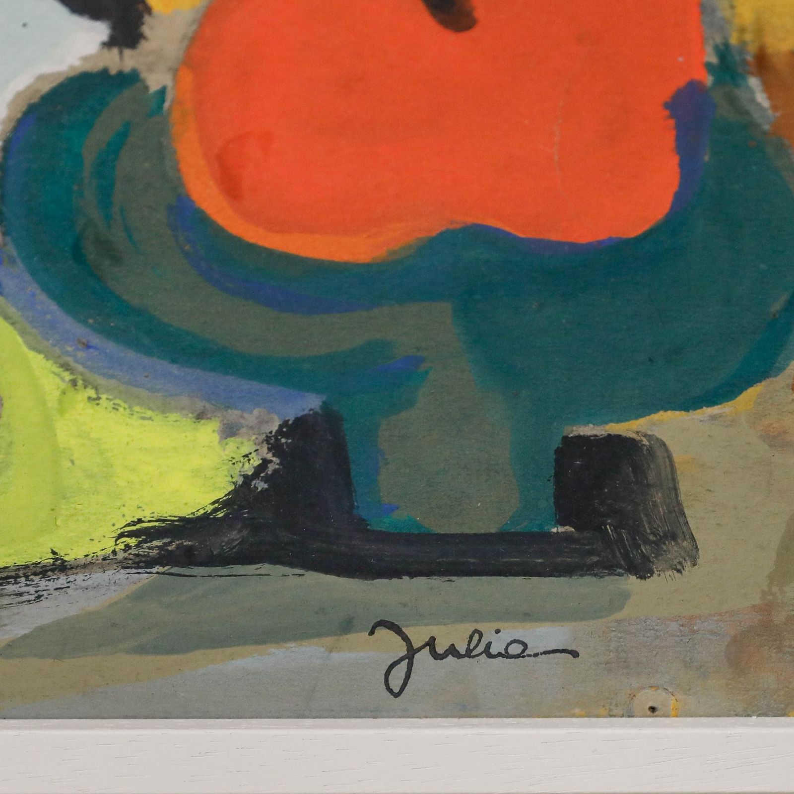 Christian Julia (1921 1991) Mid 20th Century Gouache, Fruits And Forms I photo buy