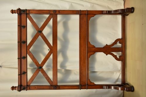 English Victorian Gothic Coat Stand Oak Hall Stand In The Manner Of Pugin photo 2313.0