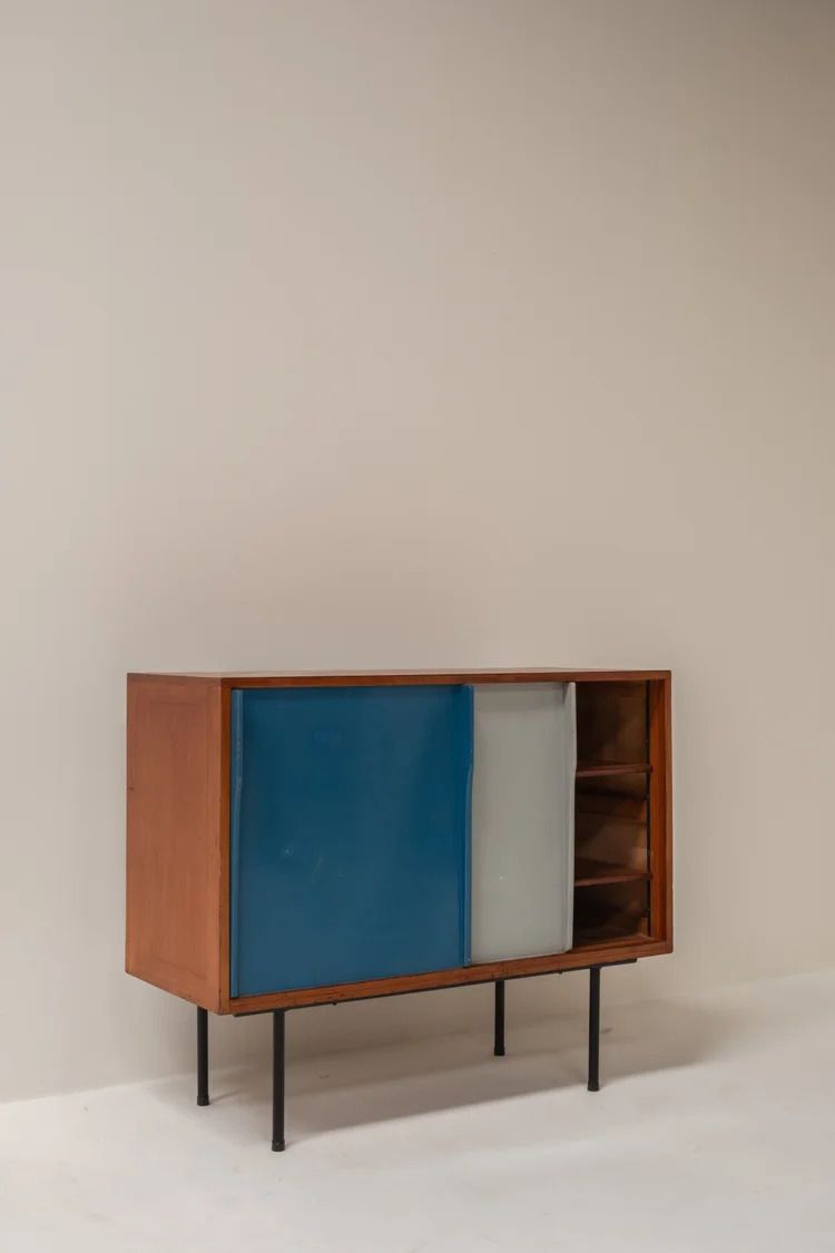 Exceptional French Mid Century Cabinet, 1950s photo buy
