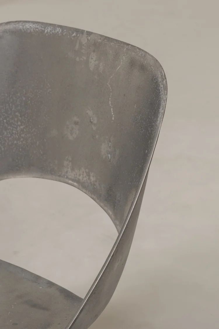 Set Of 3 Aluminum Tonneau Chairs By Pierre Guariche For Steiner, 1950s photo furniture