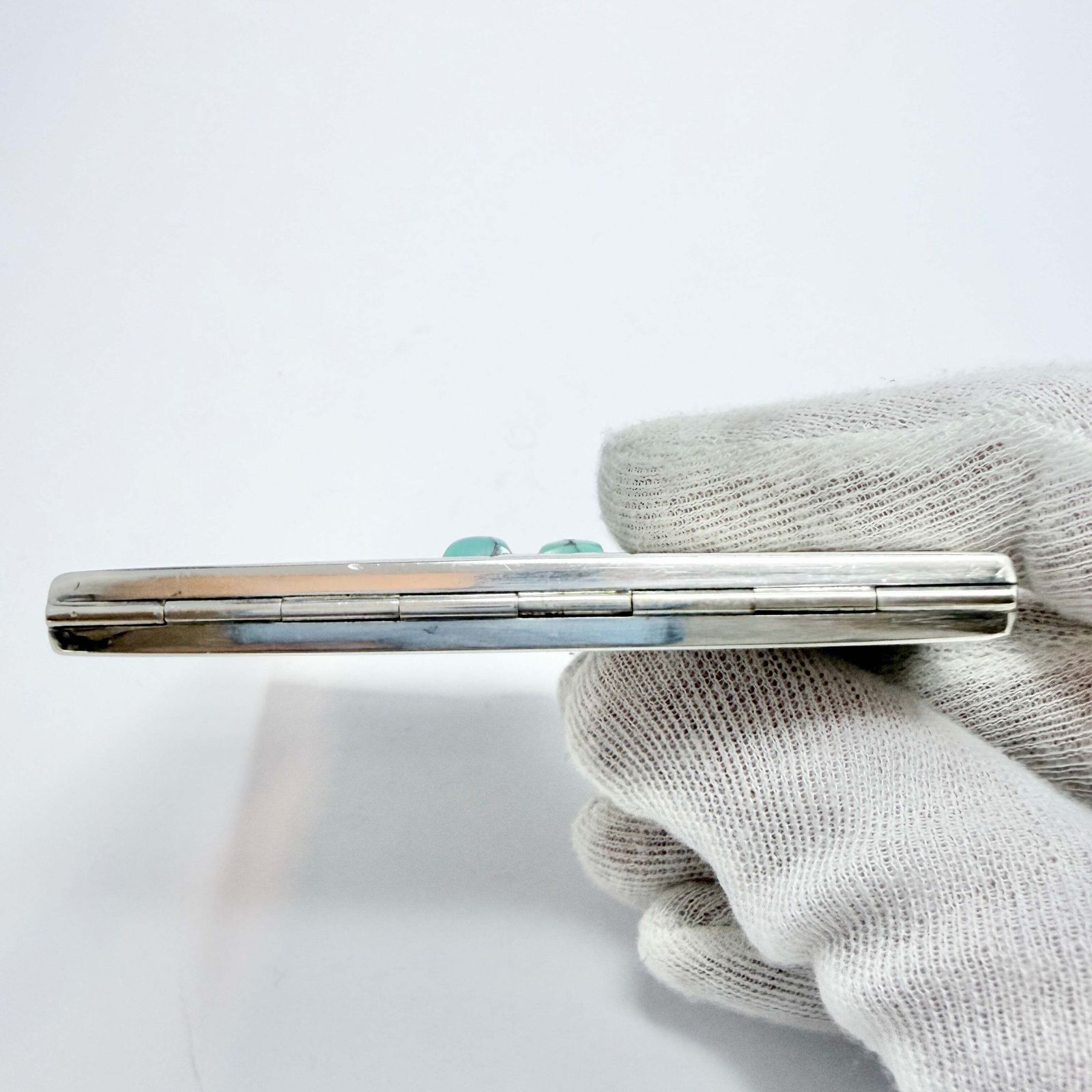 Austria Ca 1930. Vintage Art Deco Sterling 935 Silver Cigarette Case. photo vinterior
