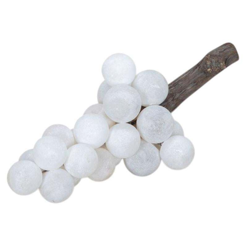19th Century Italian Alabaster And Marble Grapes