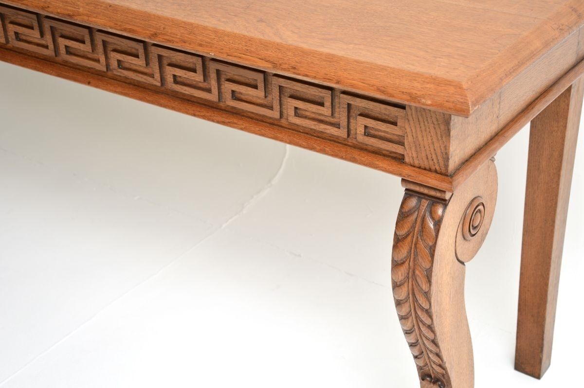 Antique Victorian Carved Oak Console Table photo 1950.0