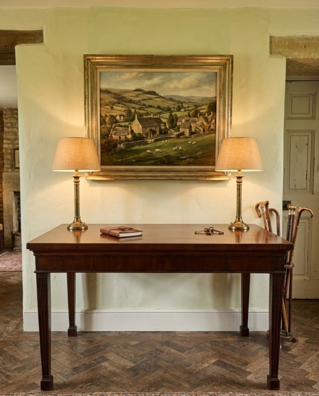 Georgian Mahogany Console