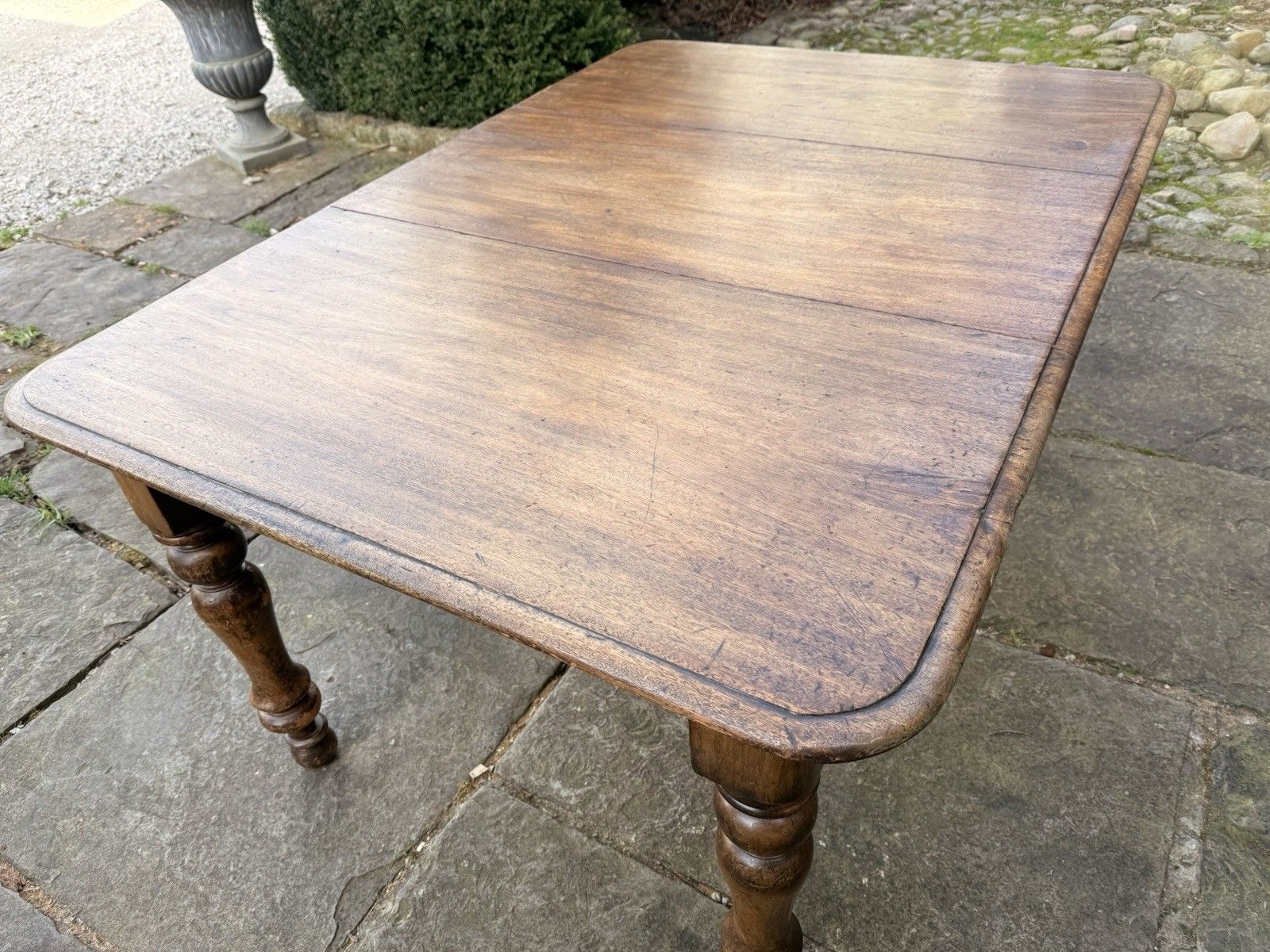 Original English Country Antique Rustic Telescopic Extending Dining Table 1850c photo 799.0