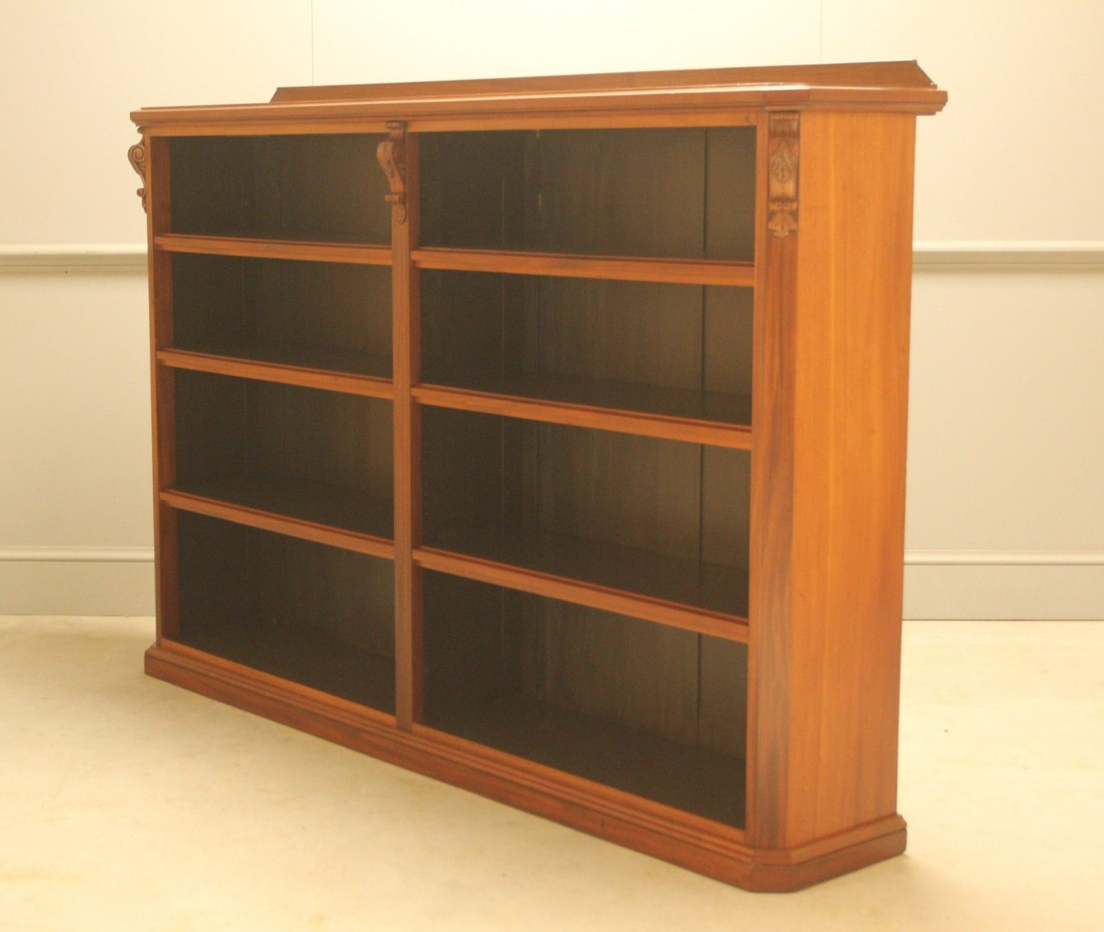 A Good Quality Victorian Mahogany Open Bookcase photo buy