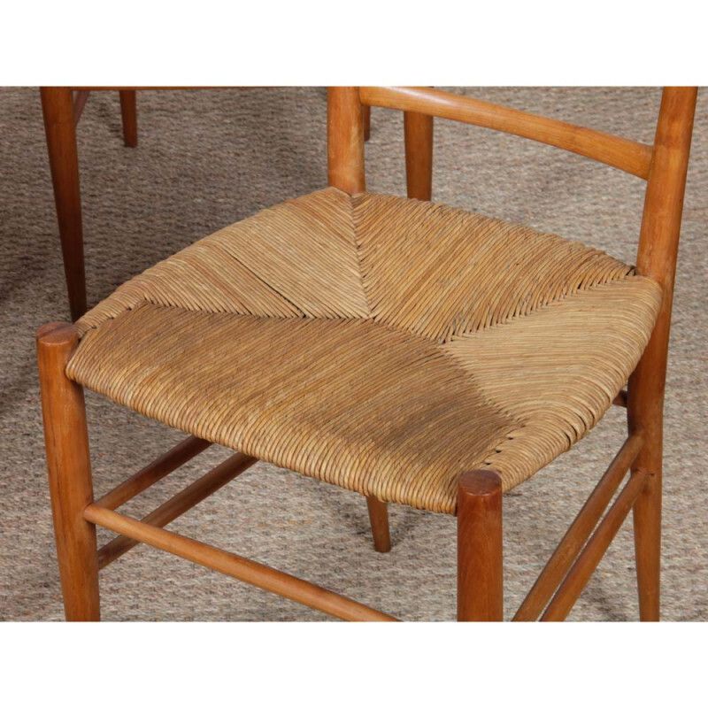 Set Of Four Italian Chairs By G.B. Marangone, 1960 photo furniture