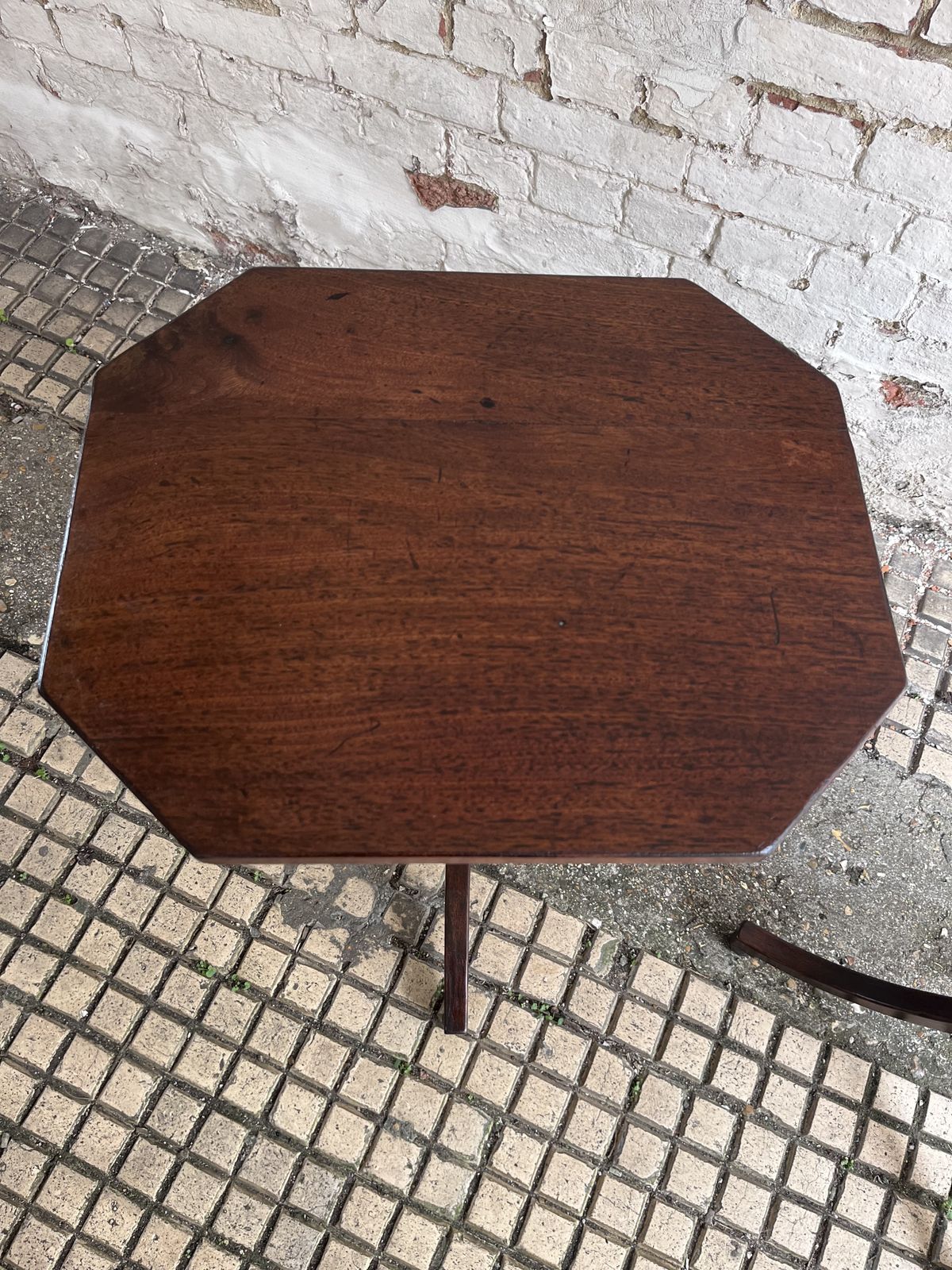 Elegant Matching Pair Of Regency Mahogany Side Tables photo 1295.0
