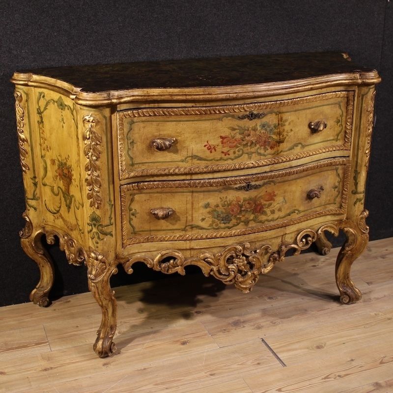 Commode vénitienne de style Baroque, XXe siècle