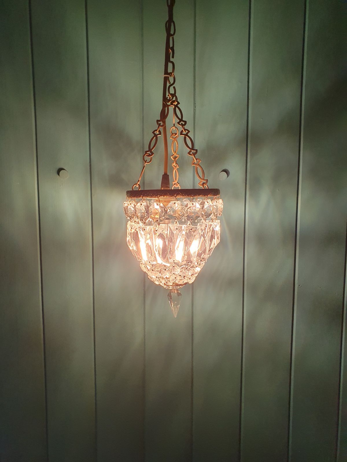 Prism Bag Chandelier Antique 6" photo furniture