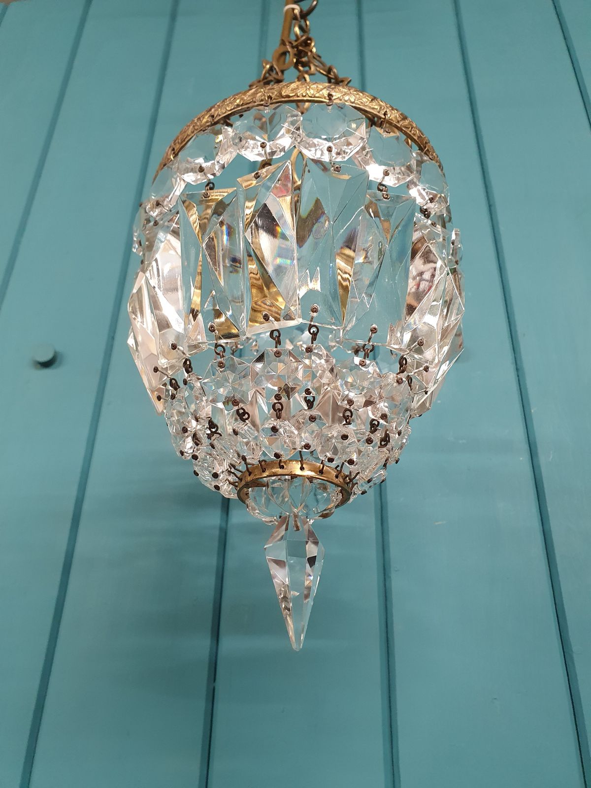 Prism Bag Chandelier Antique 6" photo buy