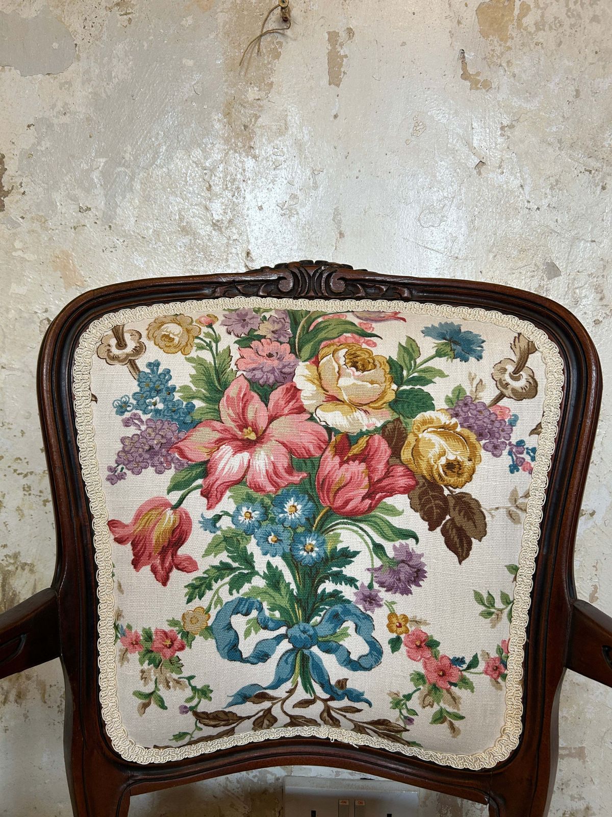 French Upholstered Armchair photo for sale