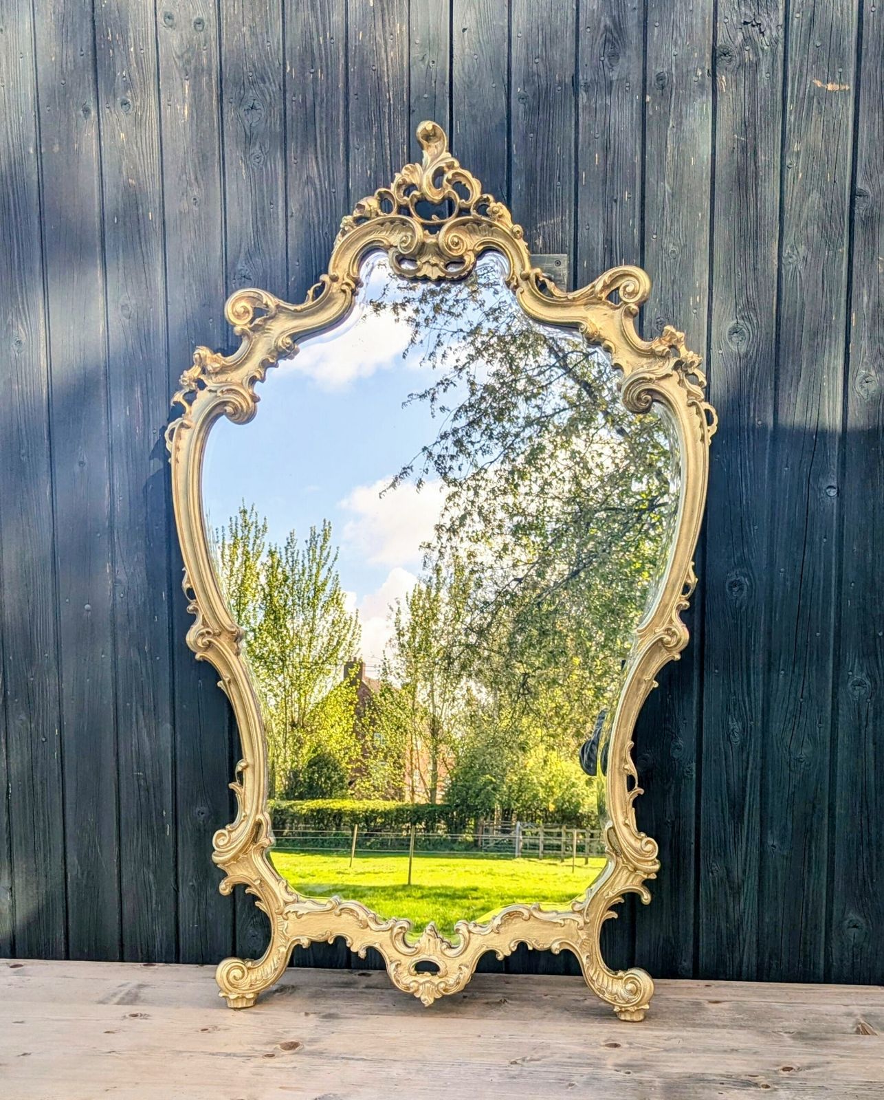 Classic Early 20th Century Italian Carved & Gilt Mirror ,Delivery Available 0160. photo furniture