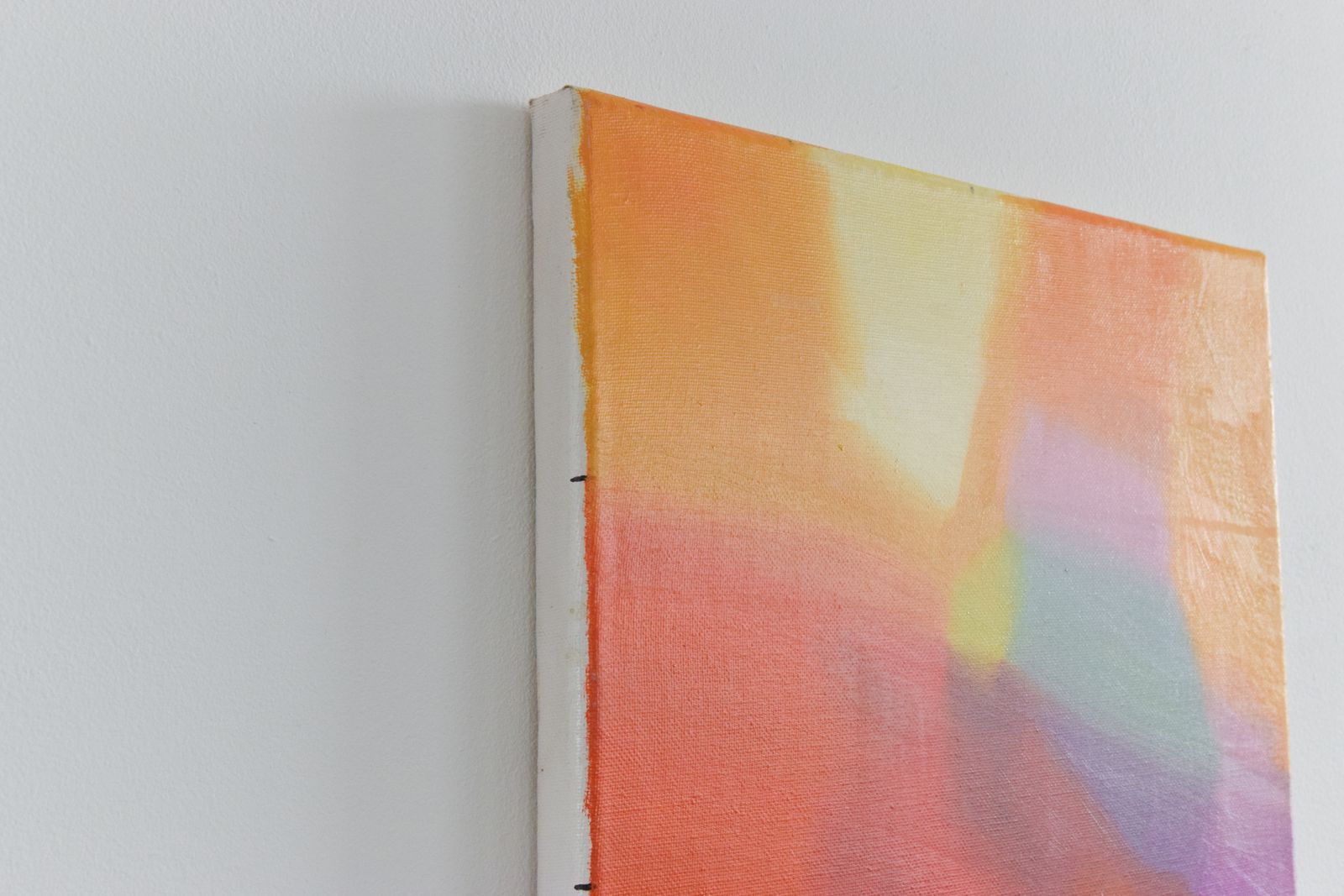 Contemporary Original Small Abstract Acrylic On Canvas Painting By Jim Ridout photo furniture