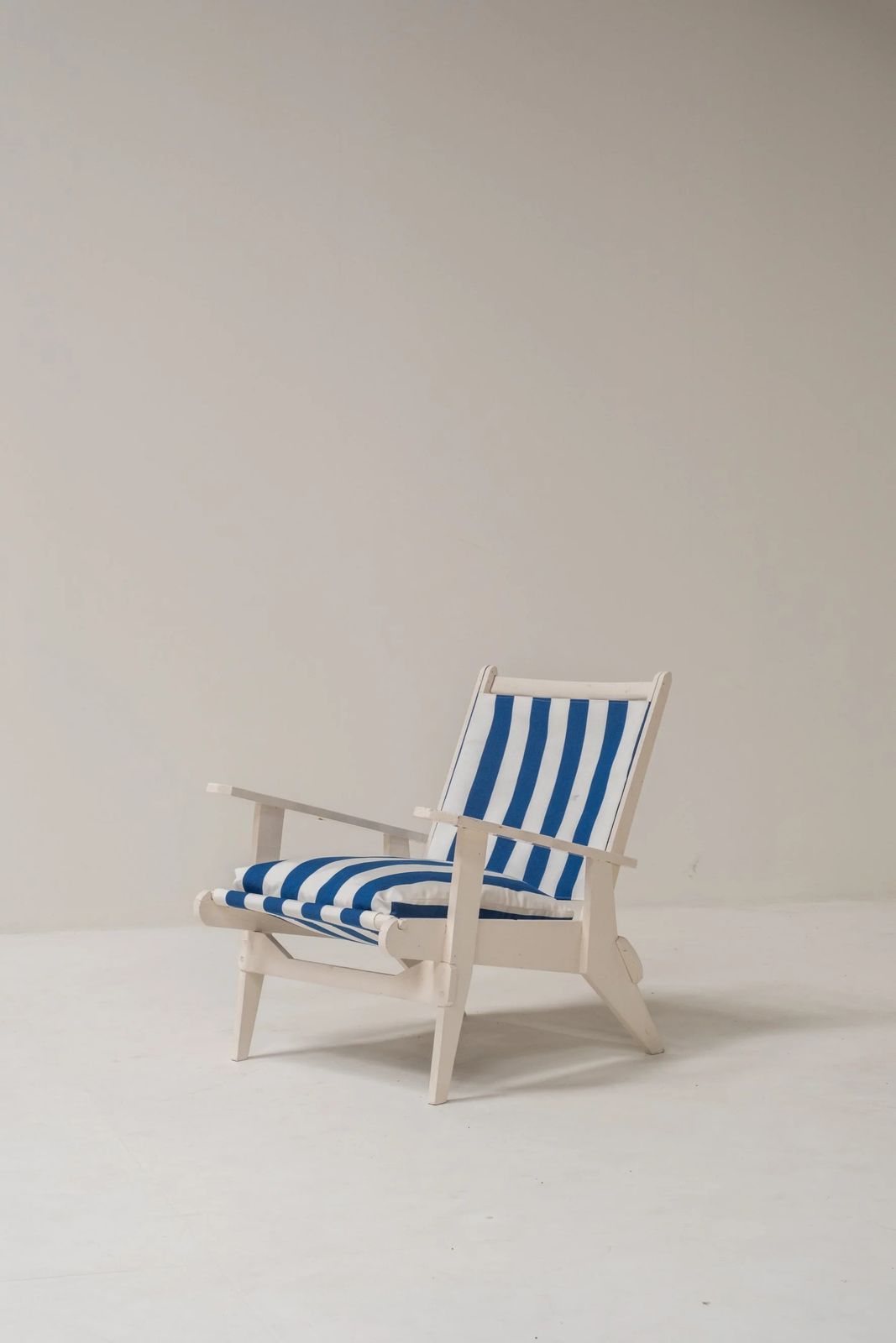 Set Of 2 Wooden Relax Stools French Riviera Style photo furniture