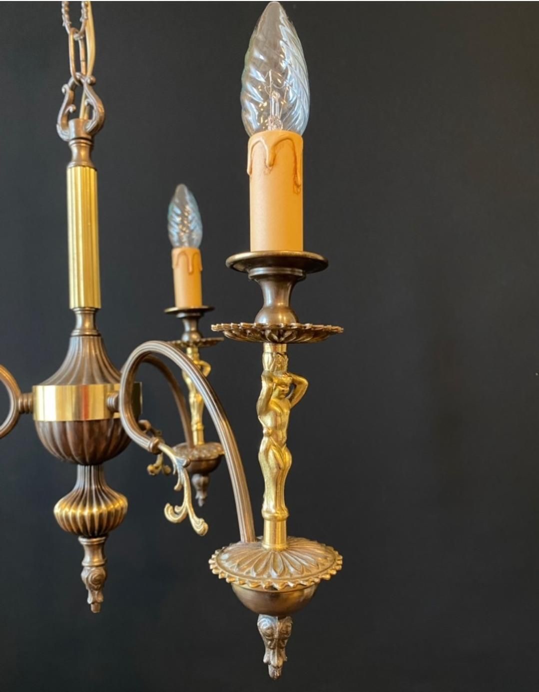 Duty Free For USA. French Chandelier photo vintage