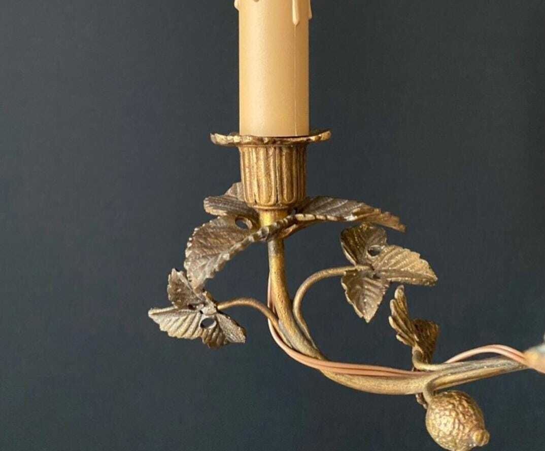 Duty Free USA. Paar messing wandlampen uit Italië photo vinterior
