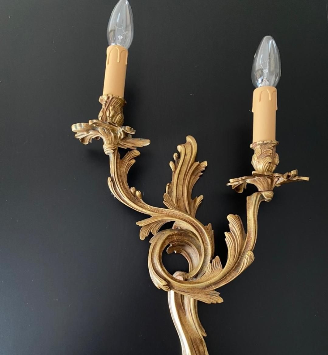 Appliques d'époque en bronze, Italie - livraison en franchise de droits de douane pour les États-Unis photo vintage