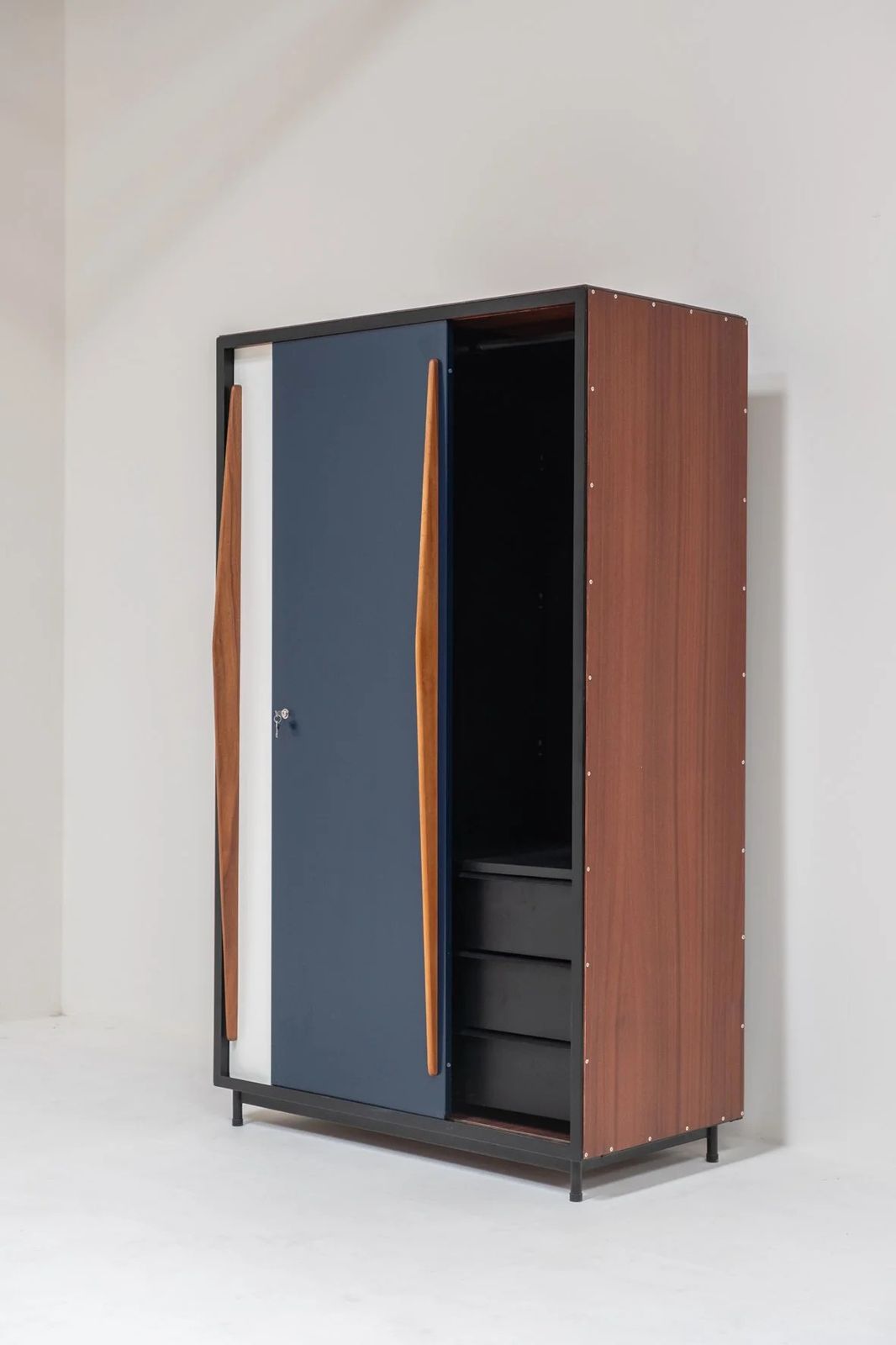Large Cabinet By Willy Van Der Meeren For Tubax 1952 photo Furniture