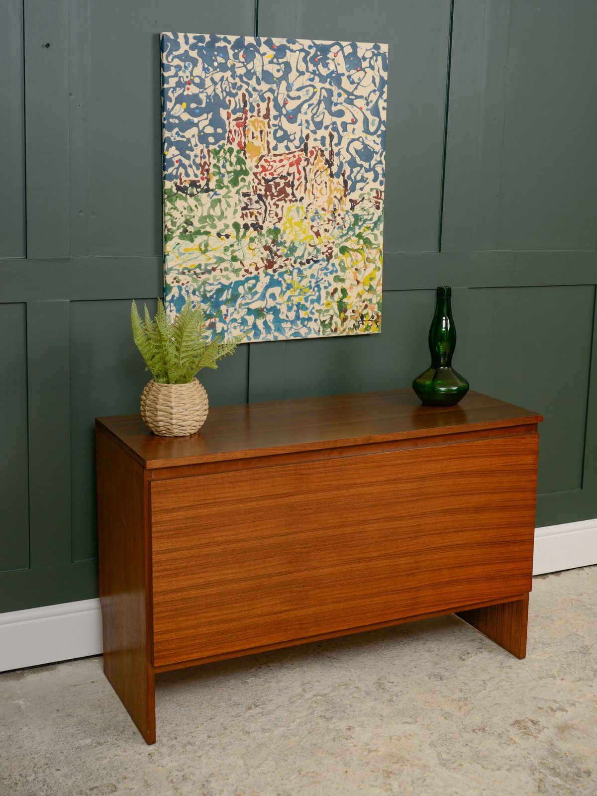 Mid Century Blanket Box  Teak Veneer By Meredew photo for sale