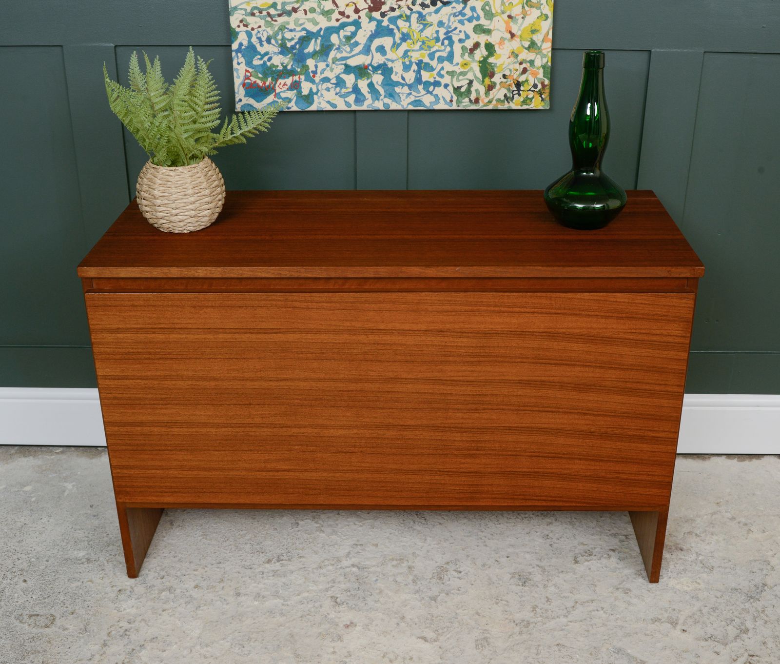 Mid Century Blanket Box  Teak Veneer By Meredew photo 450.0
