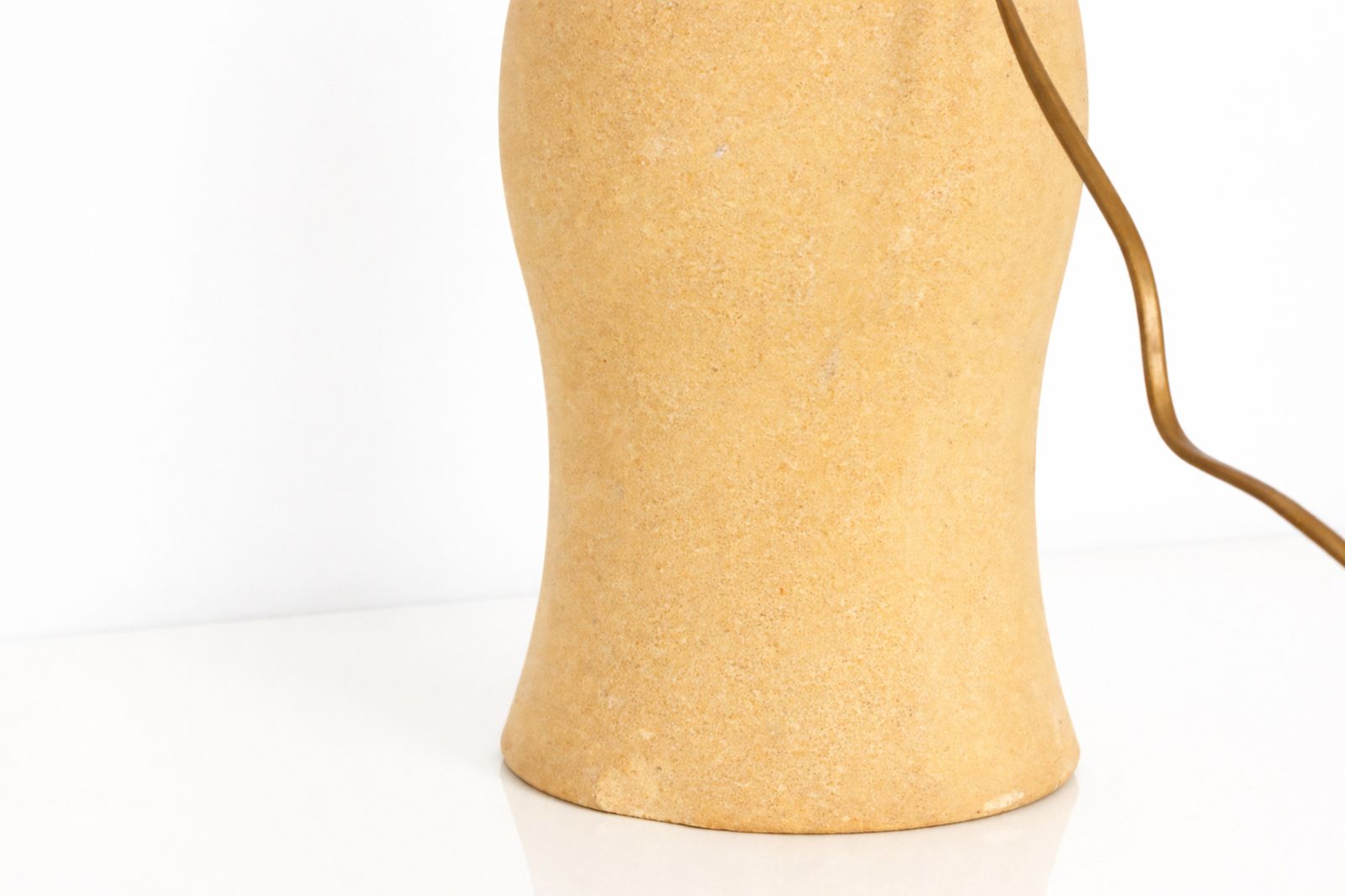 Pair Of 1970s Travertine Stone Table Lamps In The Style Of Albert Tormos, 20th Century photo buy