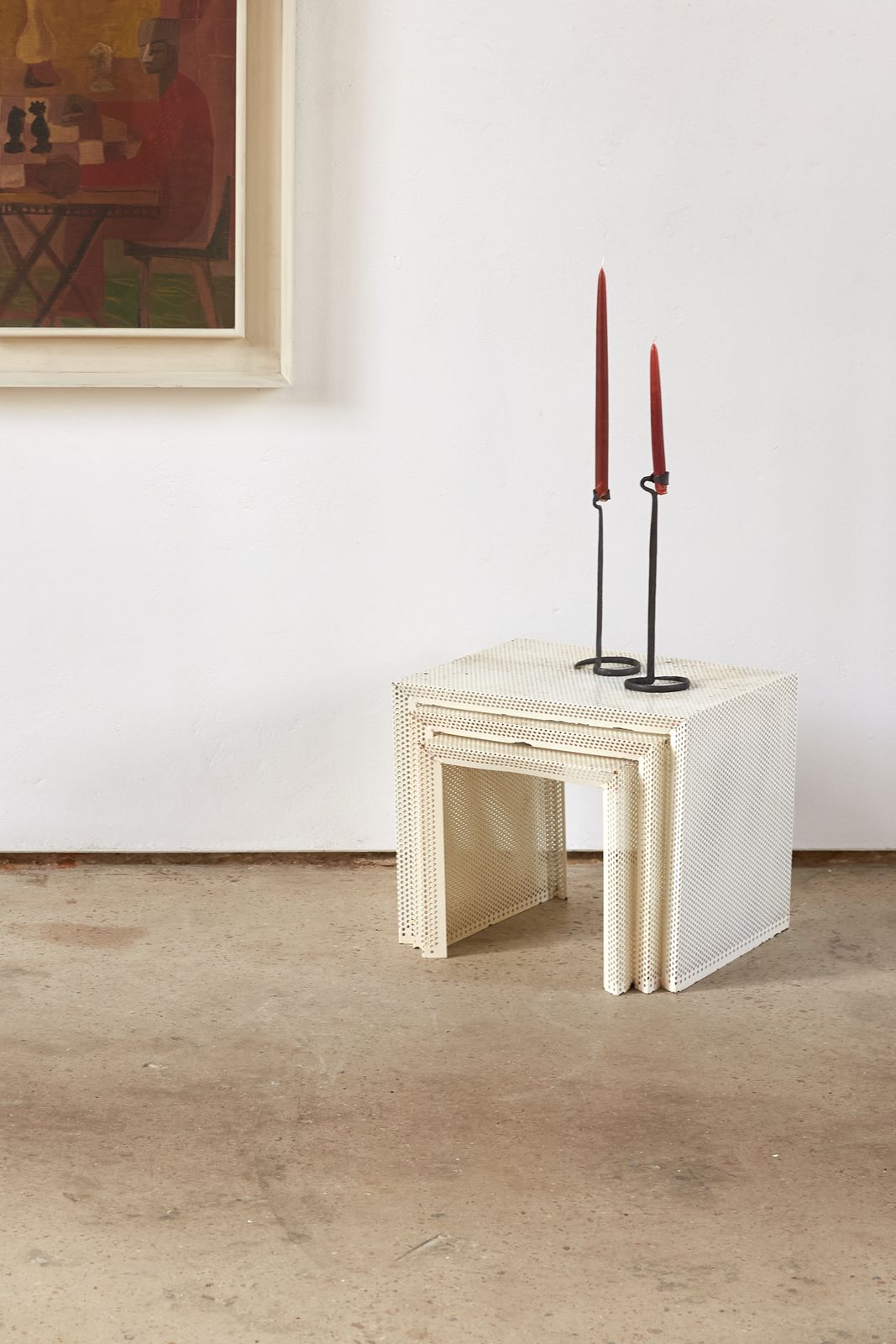 A Set Of 3 Nesting Tables From The Netherlands C1960 photo 654.0