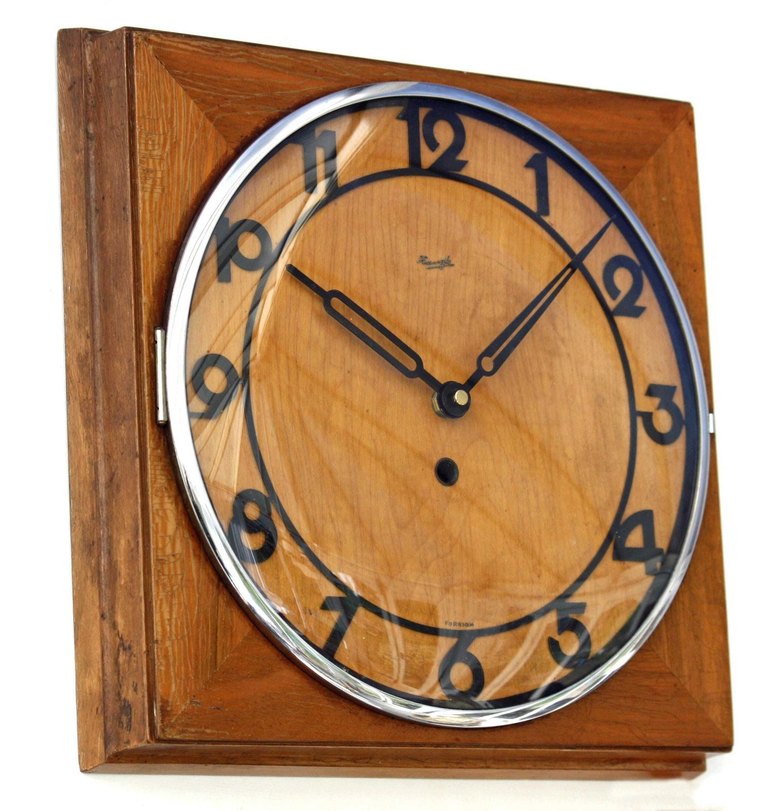 Vintage Kienzle Wall Clock   33cm Wooden Retro Mid Century Style German Clock Large Wall Clock Gift Off The Wall Clocks photo furniture