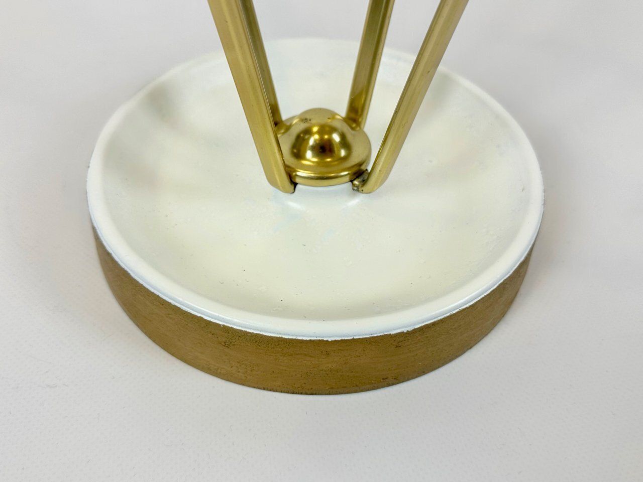 Mid Century Modern Austrian Aluminium And Brass Umbrella Stand, 1960s photo 413.0