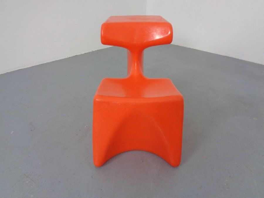 Zocker Plastic Chair By Luigi Colani For Top System Burkhard Lübke, Germany, 1970s photo for sale