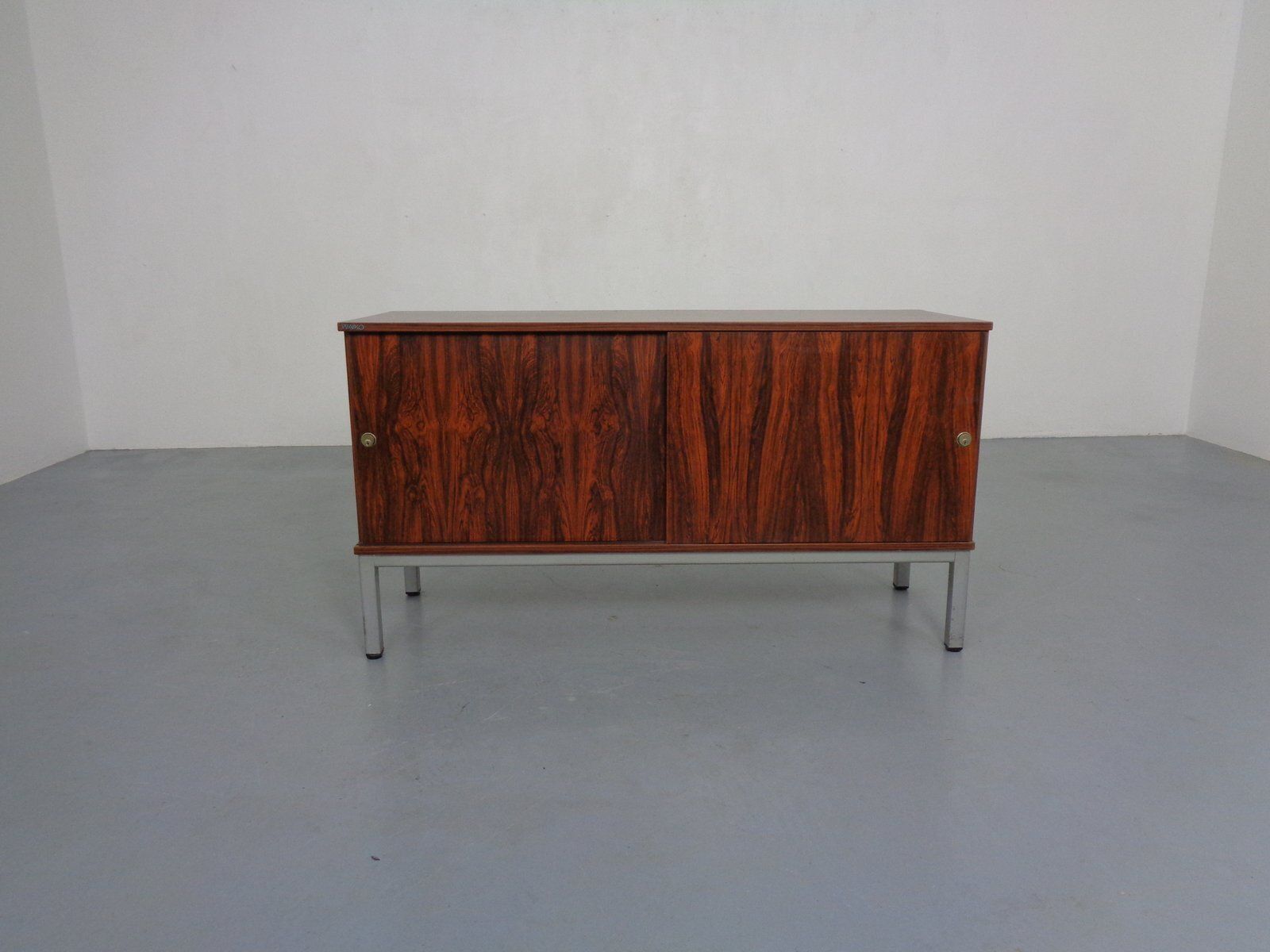 Small Laminated Sideboard In Rosewood Finish From Waiko, Germany, 1970s