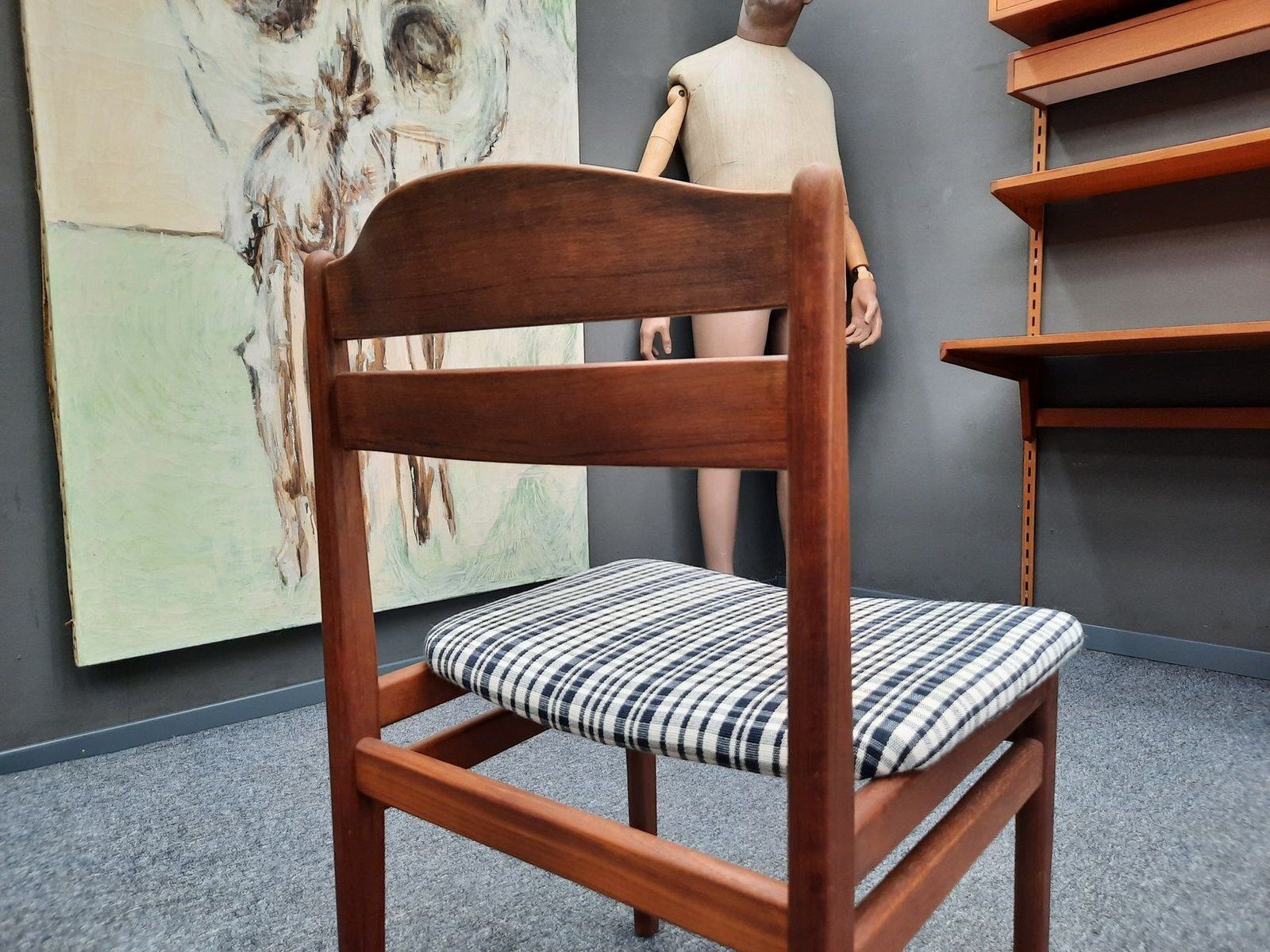 photo vintage Danish Dining Chairs In Teak From Boltinge Møbelfabrik, 1960s, Set Of 4
