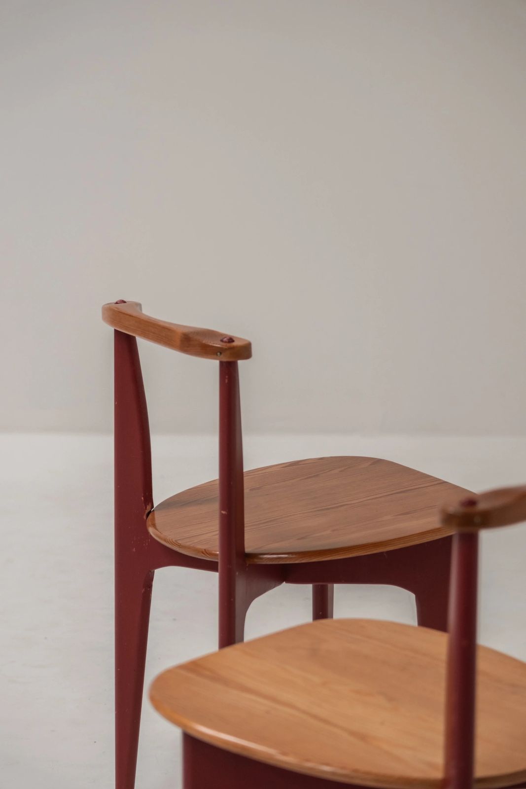 Pair Of Yngve Ekström Chairs, Finland, 1950 photo vintage