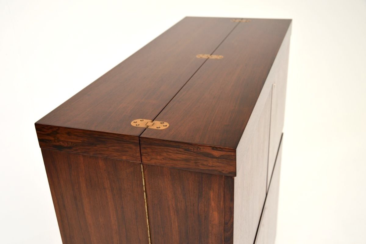Vintage Scandinavian Rosewood Drinks Cabinet By Torbjorn Afdal photo vintage