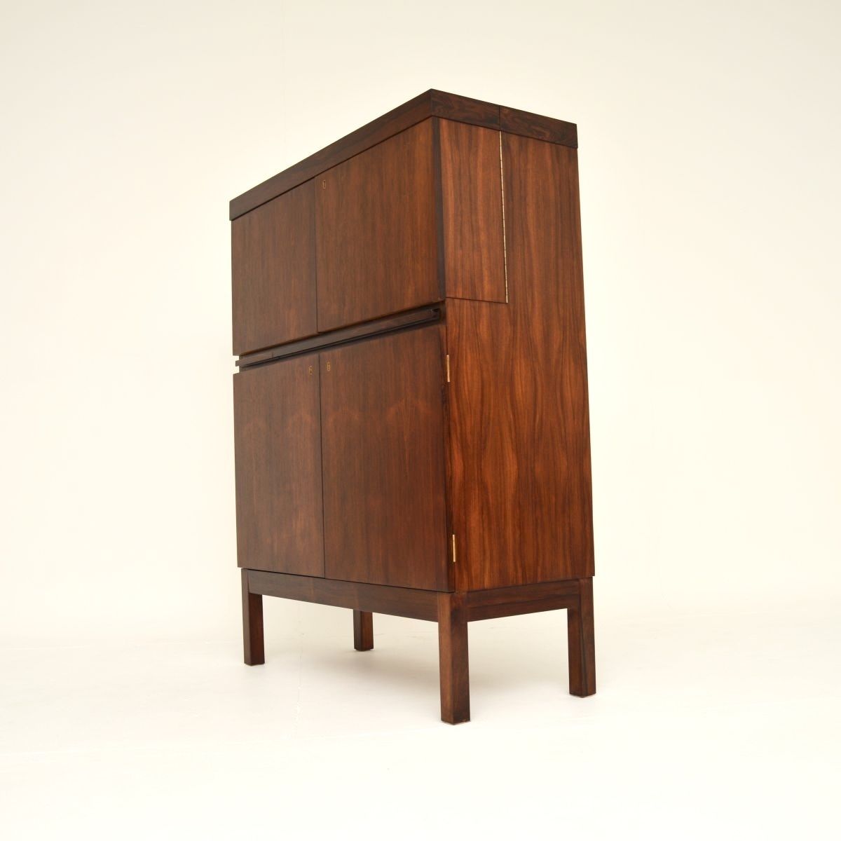 photo furniture Vintage Scandinavian Rosewood Drinks Cabinet By Torbjorn Afdal