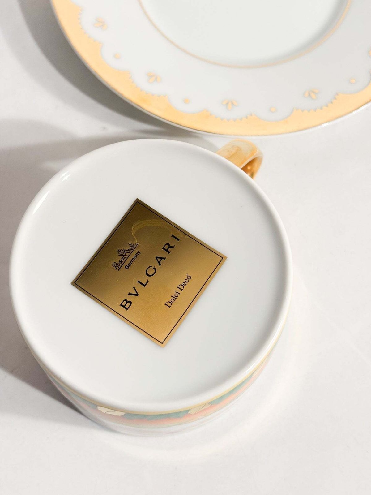 Teacup From The 'Dolci Déco' Collection By Bulgari For Rosenthal, 1990s photo vintage