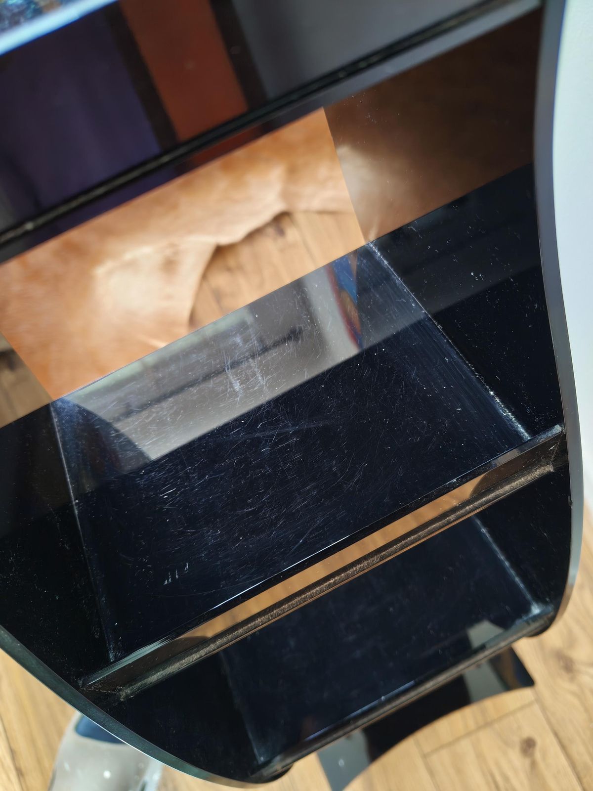 Vintage Acrylic Cd Tower, Vintage 80s   90s Y2k Vintage Cd Tower, Black Holds 105 Cds photo vintage