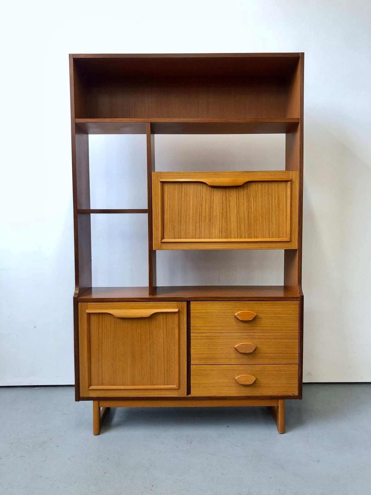 Vintage 1970s Stonehill Teak. Bookcase / Room Divider.Danish Retro G Plan Mid Century photo Furniture
