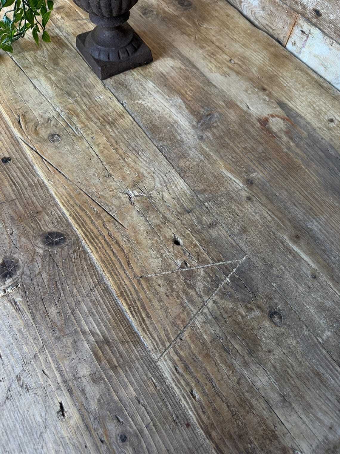 Rustic Reclaimed 2.15 Metre Table photo vintage